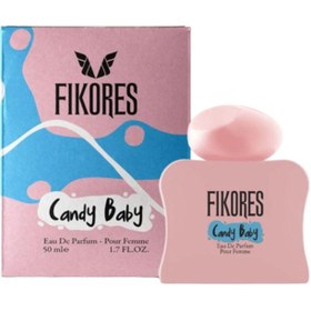 تصویر ادوپرفیوم زنانه فیکورس Fikores مدلcandy baby حجم 50 میلی‌لیتر 