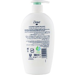 تصویر مایع دستشویی خیار چای سبز داو Dove Hand Wash Cucumber Greentea 500Ml