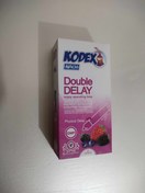 تصویر کاندوم دبل تاخیری فوق العاده کدکس بسته بزرگ Kodex Condoms
