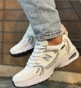 تصویر کتونی مردانه حراجی نیوبالانس 630 رنگ سفید طوسی 