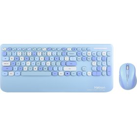 تصویر کیبورد و ماوس بی سیم هترون مدل HKCW350 HKCW350 Wireless Keyboard And Mouse