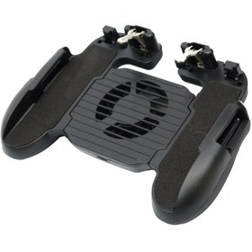 تصویر دسته بازی پابجی و کالاف دیوتی مدل H5 فن دار 