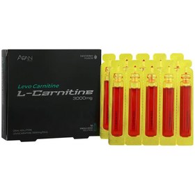 تصویر ویال ال کارنیتین 3000 میلی گرم آروان فارمد 10 عددی Arvan Pharmed L-Carnitine 3000 mg