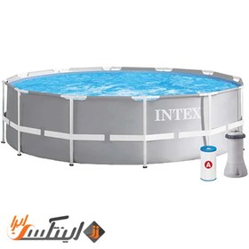 تصویر استخر پیش ساخته اینتکس طرح جدید سایز 107 × 427 کد intex 26310NP