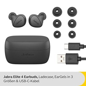 تصویر هدفون‌های بی‌سیم Jabra Elite 4 - هدفون حذف نویز فعال - هدفون‌های بلوتوث ساده و راحت، لپ‌تاپ، سازگار با iOS و اندروید - Navy - شناسه کالا (11116091) Jabra Elite 4 True Wireless Earbuds - Active Noise Cancelling Headphones - Discreet & Comfortable Bluetooth Earphones, Laptop, iOS and Android Compatible - Navy