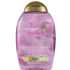 تصویر شامپو تثبیت کننده رنگ مو روغن ارکیده او جی ایکس OGX ا OGX Fade Defying Orchid Oil Shampoo 385ml OGX Fade Defying Orchid Oil Shampoo 385ml