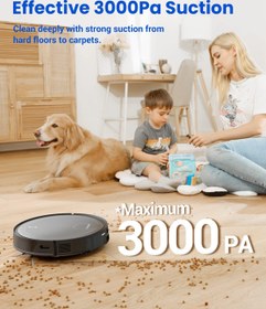 Proscenic X1 Robot Vacuum Cleaner with Self-Empty Base, 3000Pa