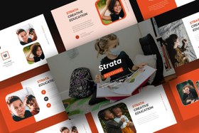 تصویر دانلود قالب پاورپوینت آموزشی مدرن و خلاق 