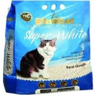 تصویر خاک بستر گربه بلوکت مدل گرانولی SUPER WHITE وزن 10 کیلوگرم 