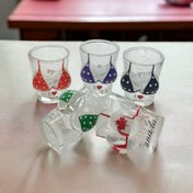 تصویر شات ساحلی فانتزی خال خالی جنس درجه ۱ 