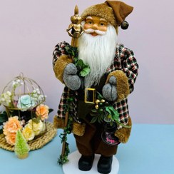 تصویر اکشن فیگور بابا نوئل فانوس بدست 