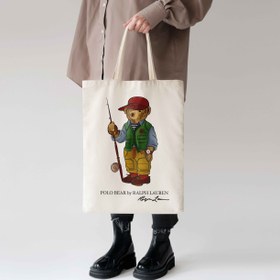تصویر توت بگ تدی teddi bear tote bag