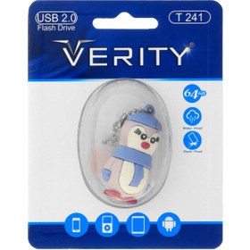 تصویر فلش 64 گیگابایت USB2.0 وریتی مدل Verity T241 