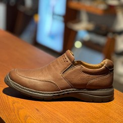 تصویر کفش طبی مردانه چرم کلارکس Clarks Un Brawley Step 