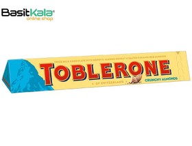 تصویر شکلات شیری با مغز عسل، نوقای بادام و بادام شور کاراملی تابلرون Toblerone 