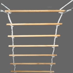 تصویر نردبان ورزشی طنابی 