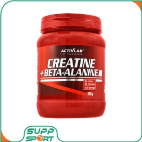 تصویر کراتین بتاآلانین اکتیولب 300 گرم (ACTIVLAB Creatine + Beta-Alanine 300g) 