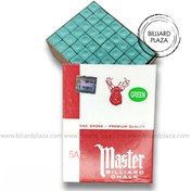 تصویر گچ بیلیارد مستر آبی گرید 5A پک 144 تایی (Master) گچ بیلیارد مستر باشگاهی