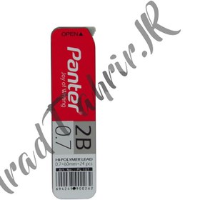 تصویر نوک مداد نوکی پنتر ۰.۷ میلی‌متر بسته ۶ عددی رنگ مشکی 