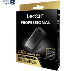 تصویر اس اس دی اکسترنال لکسار مدل SL600 ظرفیت 1 ترابایت Portable SSD Lexar SL600 1TB