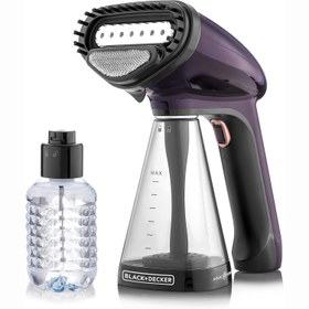 تصویر اتوبخار بلک اند دکر مدل BLACK & DECKER HST1500 HST1500-B5 1500W Portable Garment Steamer (with universal bottle adaptor)