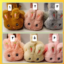 تصویر گوشگیر خرگوشی خوابیده نرم 