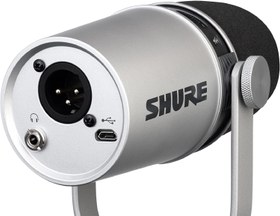 تصویر میکروفون پادکست و یو اس بی داینامیک شور ام وی سون Shure MV7