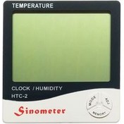 تصویر دماسنج و رطوبت سنج محیطی سینومتر مدل HTC-2 