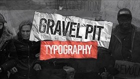 تصویر دانلود پروژه آماده پریمیر تایپوگرافی گودال شن Gravel Pit Typography 