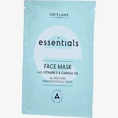 تصویر ماسک صورت ساشه ای ویتامینه اسنشالز essentials face mask with vitamin E & canola oil