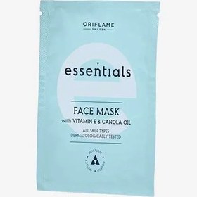 تصویر ماسک ویتامیه اسنشیالز حاوی ویتامین E و روغن کانولا Essentials Face mask with Vitamin E & Canola Oil