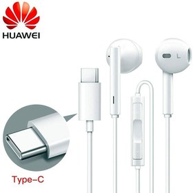 تصویر هندزفری اصلی تایپ سی هواوی LC 0296 ا Huawei LC 0296 Type-C Headphones Huawei LC 0296 Type-C Headphones