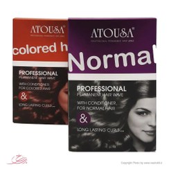 تصویر مواد فر آتوسا مخصوص موهای معمولی حجم ۸۰ میلی لیتر 