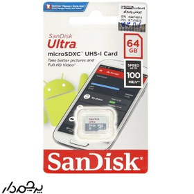 تصویر رم میکرو سندیسک الترا SanDisk 64GB 100MB/s ULTRA 