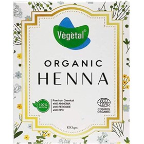 تصویر حنا سفید ارگانیک ۱۰۰ گرم برند vegetal Organic Henna White 100grams