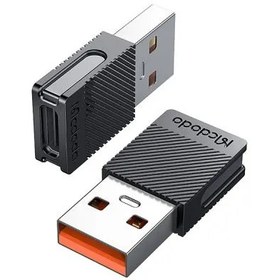 تصویر تبدیل USB2.0 به Type C مک دودو Mcdodo OT-697 Type-C 5A to USB2.0 Convertor 