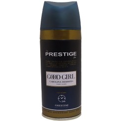تصویر اسپری بدن زنانه پرستیژ مدل Good Girl حجم ۱۵۰ میلی لیتر با رایحه تلخ خنک 