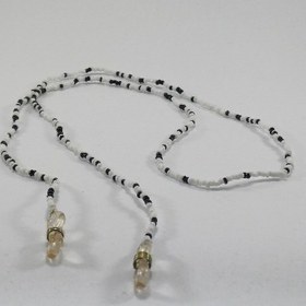 تصویر بند عینک منجوقی سفید 