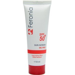 تصویر کرم ضد آفتاب فرونیا 2 بی رنگ فاقد چربی SPF50 Feronia SunScreen2 Oil Free SPF50 cream 50ml