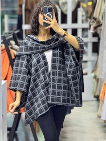 تصویر ست پانچ و بیگ اسکارف 841 - کد7 