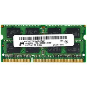 تصویر رم لپ تاپ میکرون مدل MICRON DDR3 PC3L 1600MHz ظرفیت 4 گیگابایت 