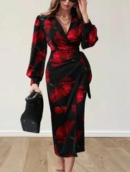 تصویر پیراهن فاخر چپ و راستی برند: shein سایز: 38/40/42 