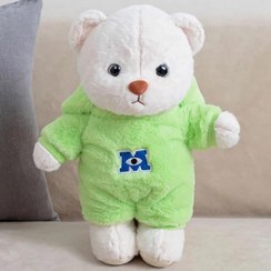 تصویر عروسک مدل خرس لباس مایک ارتفاع 40 سانتی متر 