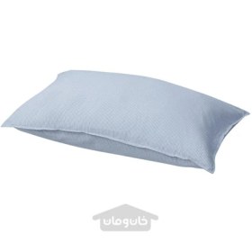 تصویر روبالشی ایکیا مدل IKEA BERGPALM رنگ آبی / راه راه 