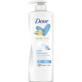 تصویر لوسیون بدن پمپی داو Dove مدل Light Hydration حجم 400 میلی لیتر 