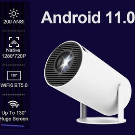 تصویر ویدئو پروژکتور HY300 HY300 Android BT-WiFi6 Pro Video Projector