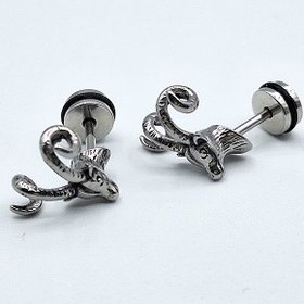 تصویر پیرسینگ گوش-گوشواره قوچ 