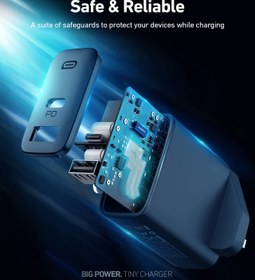 تصویر شارژر دیواری آکی مدل PA-F3S AUKEY PA-F3S Power Wall Charger