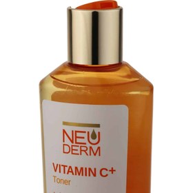 تصویر تونر پاک‌کننده صورت نئودرم ویتامین سی پلاس پوست چرب حجم 200 میلی‌لیتر Neuderm Vitamin C+ Oily Skin Toner 200ml