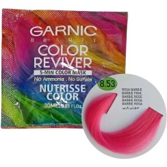 تصویر شامپو رنگ ساشه ای گارنیک صورتی باربی 8.53 Garnic 